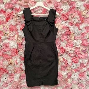 Banana Republic Dark Grey Sasha Sheath Dress Sz 6P